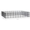 Outdoor Dog Kennel Steel 793.6 ftÂ²