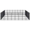 Outdoor Dog Kennel Steel 793.6 ftÂ²