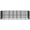 Outdoor Dog Kennel Steel 208.3 ftÂ²