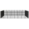 Outdoor Dog Kennel Steel 634.9 ftÂ²