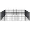 Outdoor Dog Kennel Steel 694.4 ftÂ²