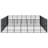 Outdoor Dog Kennel Steel 625 ftÂ²