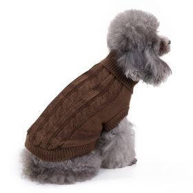 Dog Sweater Warm Pet Sweater Dog Sweaters for Small Dogs Medium Dogs Large Dogs Cute Knitted Classic Clothes Coat for Dog Puppy (size: X-Small)