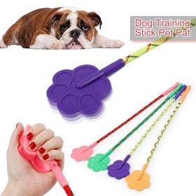 Lightweight Rubber Training Lovely Pet Pat Dog Toy Stick Correct Bad Habits Dogs Whip Trainer Punishment Device Dogs Accessories (Color: orange)