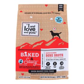 I And Love And You - Dog Food Baked Saucy Beef - Case of 6 - 4 LB (SKU: 2355378)