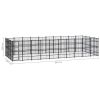 Outdoor Dog Kennel Steel 396.8 ftÂ²